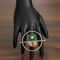 Fusion High Gold Polish Fancy Finger Rings