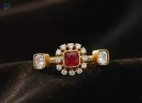 High Gold Polish Fancy Style Finger Rings