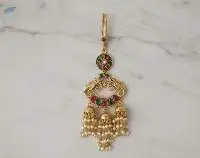 Elephanta Design Ruby Green Stone Polki Judda
