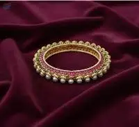High Gold Polish Party Wear Kada