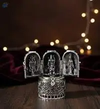 Silver Designer Sindoor Box