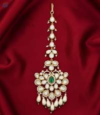 Kundan Gold Designer Party Wear Maang Tikka