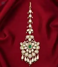 Kundan Gold Designer Party Wear Maang Tikka