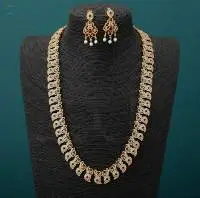 Fancy Style Party Wear Long Kemp Necklace