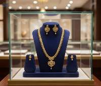 Party Wear Beautiful Long Kemp Necklace Set