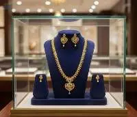 Party Wear Beautiful Long Kemp Necklace Set