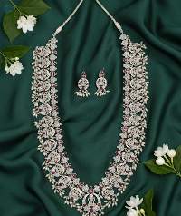 Beautiful Temple Jewellery Oxidised Necklace