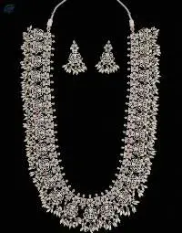 Guttapusalu Design Long Beautiful Necklace Set