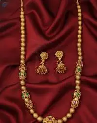Ruby Green High Gold Traditional Mala