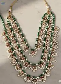 Guttapusalu Design Party Wear Necklace Set