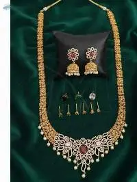 Peacock Design Party Wear Necklace Set