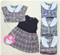 Dress Girl Tiny Vest Tartan