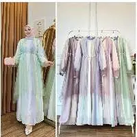 Dress Blooming Rainbow Petal