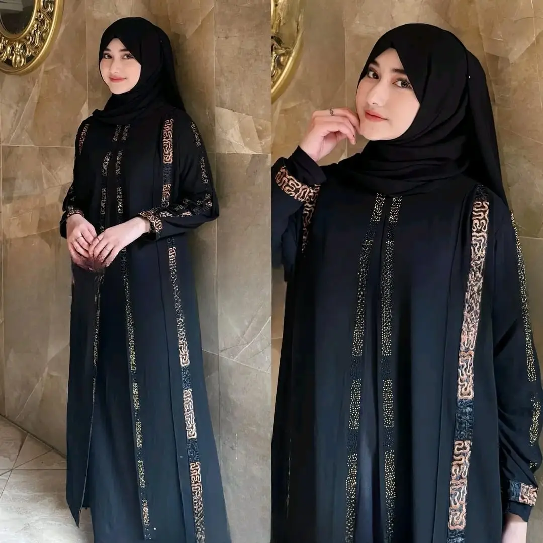 Dress Girl Sophisticated Zip Abaya