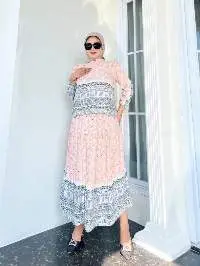Set Girl Pastel Bohemian Maxi