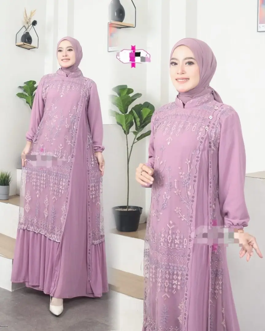 Dress Girl Soft Glam Overlay Set