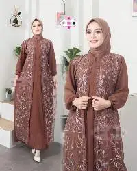 Dress Girl Browny Elegance Gown