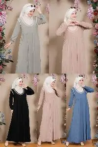 Dress Soft Pleats Knit Tunic