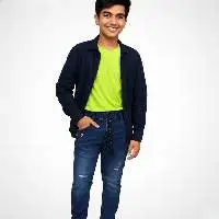 Pants Ripped Edge Denim
