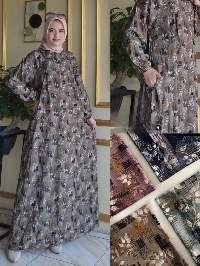 Gamis Silken Bloom Gown