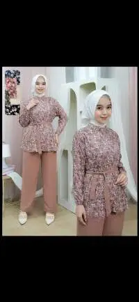 Setelan blush bloomwear soft