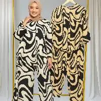 Setelan wavy aura ensamble