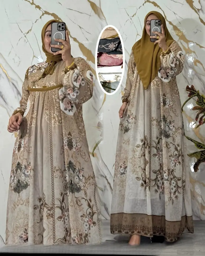 Gamis Aurella Seruty Hijab Set