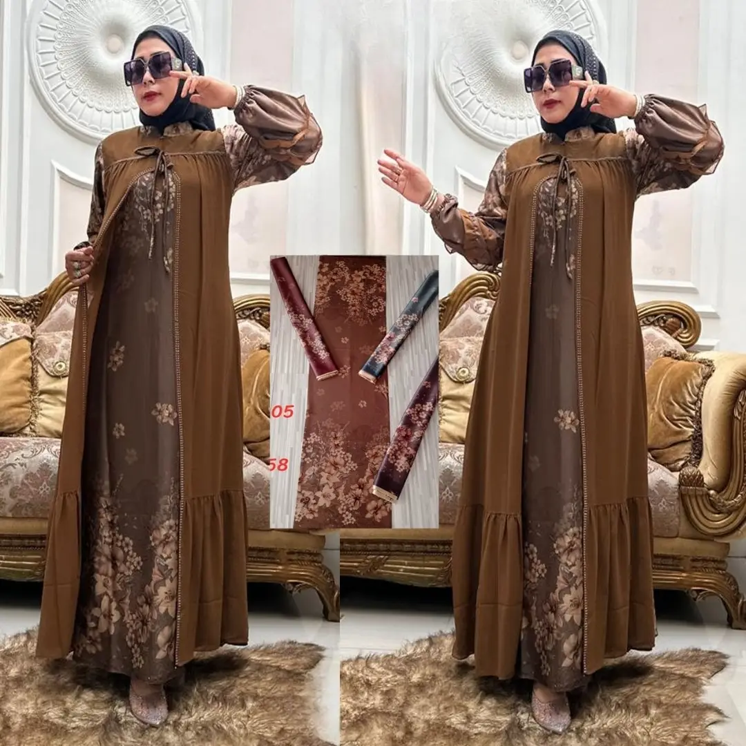 Gamis Armany Glamsik Hazelnuy