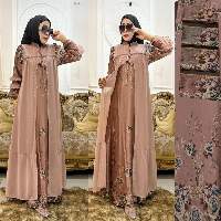Gamis Armany Floral Shine