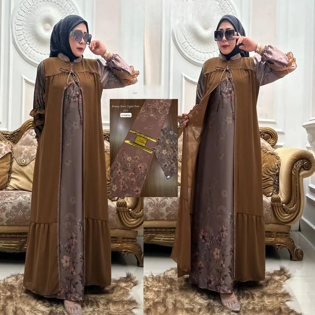 Gamis Armany Saffron Bloom