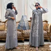 Gamis Armany Silver Dew Silk
