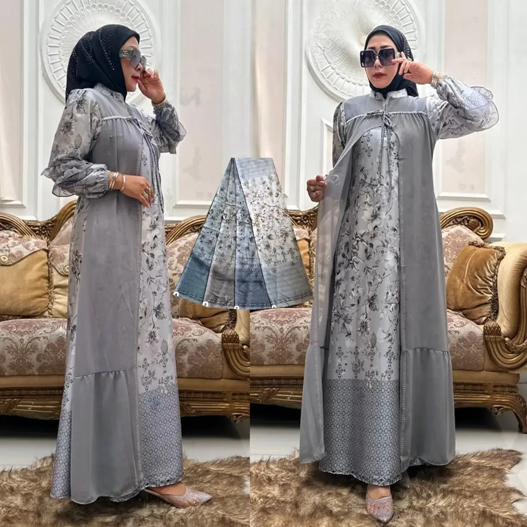 Gamis Armany Silver Dew Silk