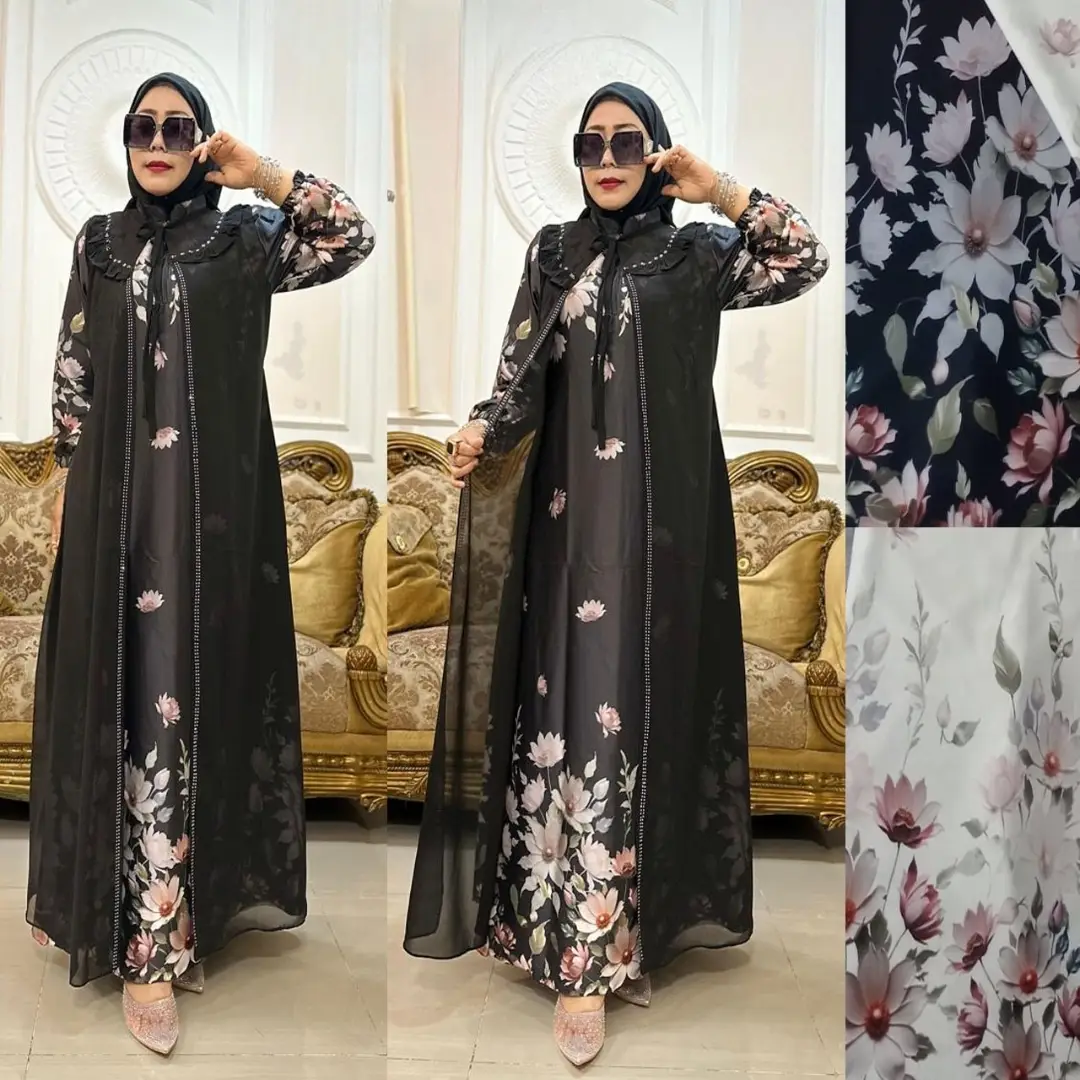 Gamis Armany Luxe Midnight Noir