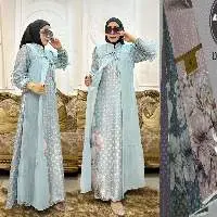 Gamis Armany Blue Dream Silk