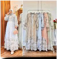 Gamis Dewy Rose Lace