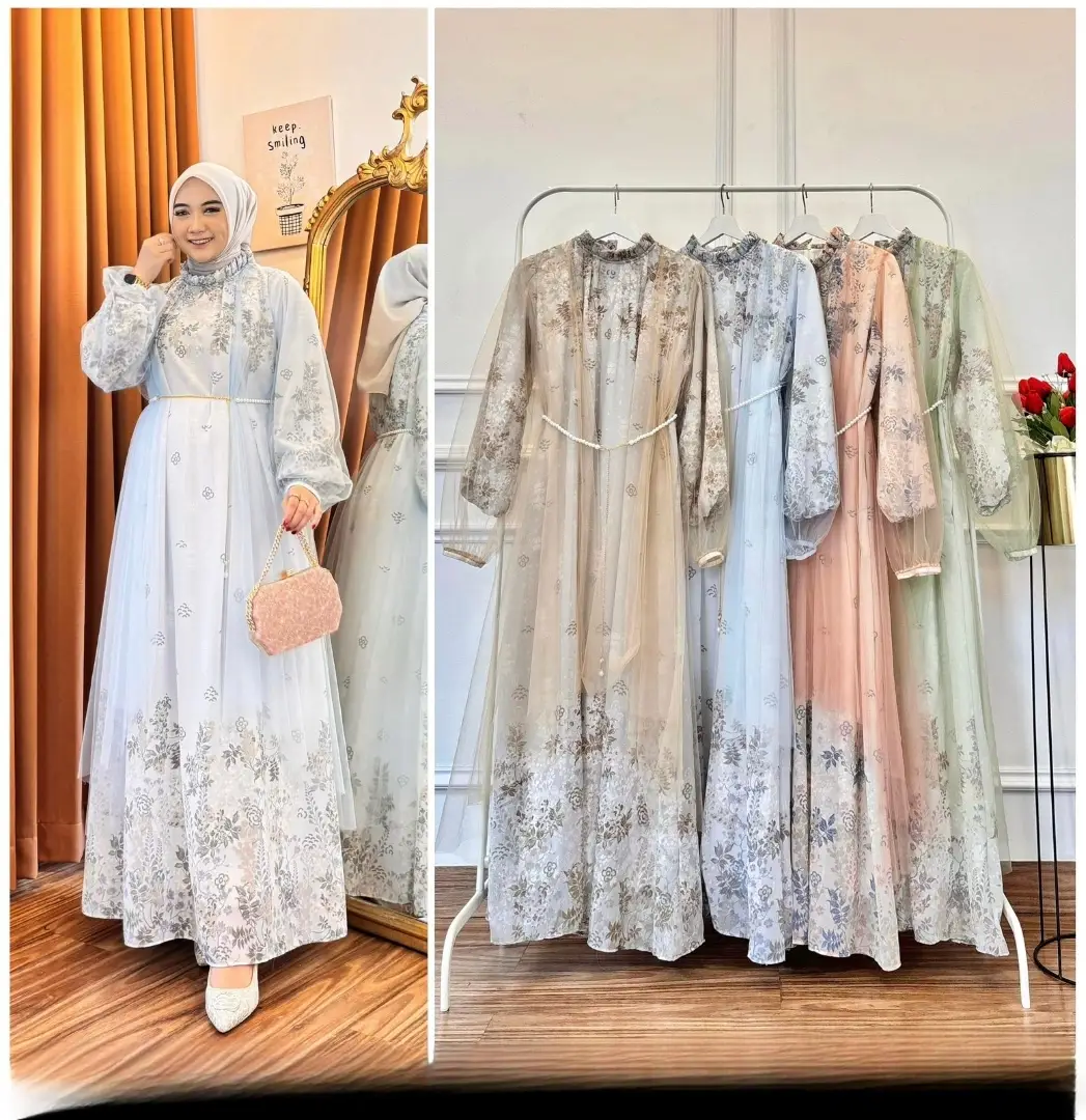 Gamis Dewy Rose Lace