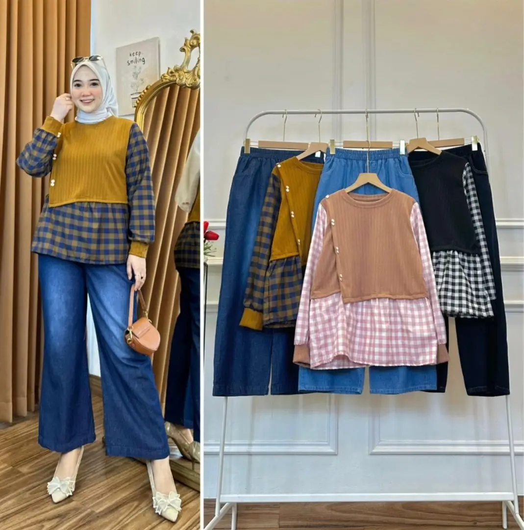 Set Crisp Autumn Plaid