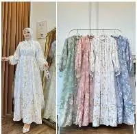 Gamis Lunara Soft Tulle Bloom