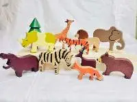 Wooden Animal Toy Set