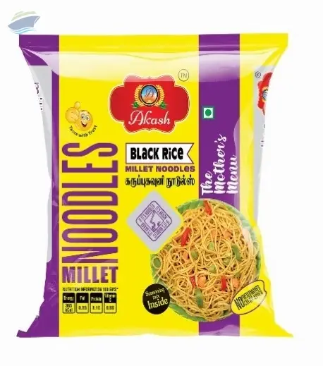 Black Rice Millet Noodles