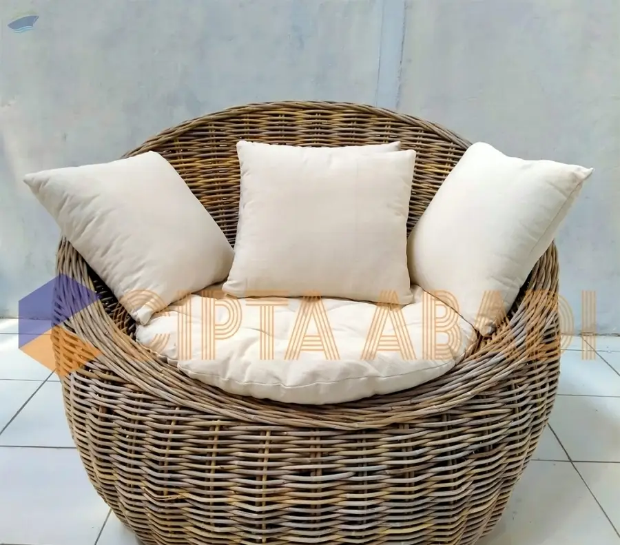 Premium Rattan Lounge Chair Export Quality