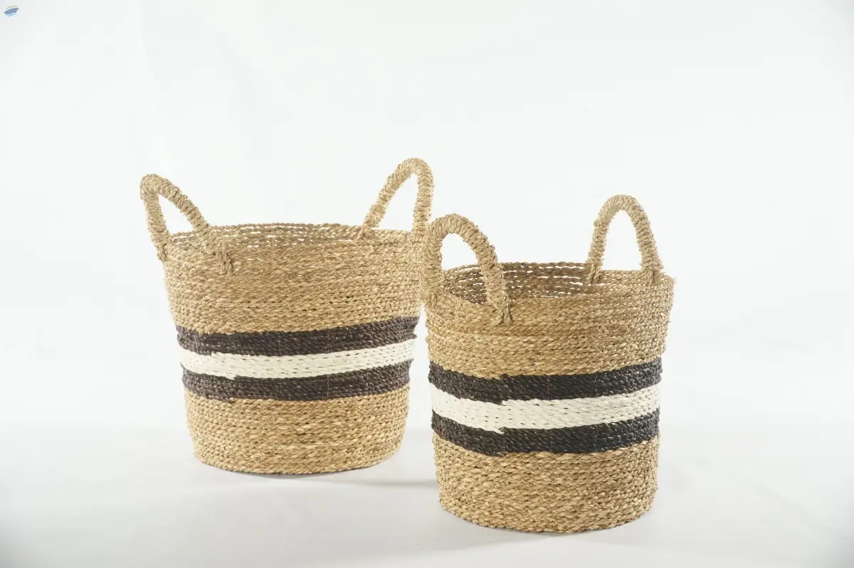 Premium Water Hyacinth Basket Export Quality