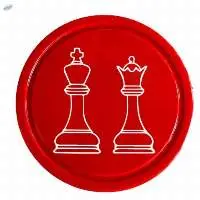 Plastic Coaster- Chess