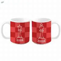 Love Mug Chess King & Queen Set