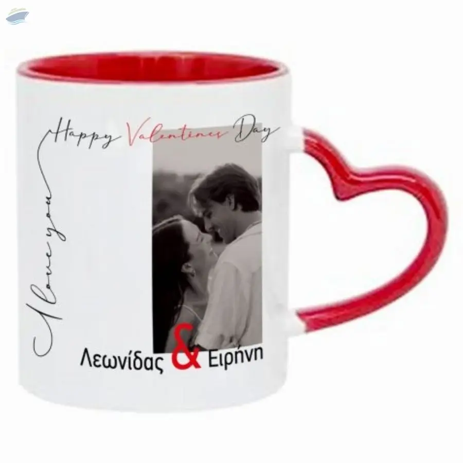 Love Mug With Heart Handle I Love You