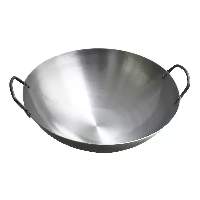 Iron wok/ Kadhai (34 cm)