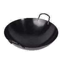Carbon Steel Wok/ Kadhai (34 cm)