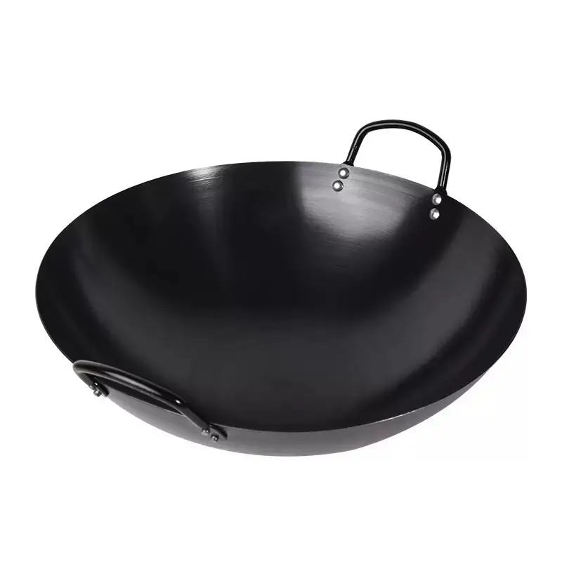 Carbon Steel Wok/ Kadhai (36 cm)