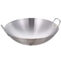 Stainless Steel Wok/ Kadhai (50 cm)