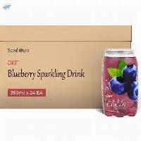 OKF Blueberry Sparkling Drink 350ml - 24 cans